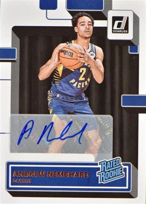 Andrew Nembhard Donruss Rated Rookie Signatures Price Guide