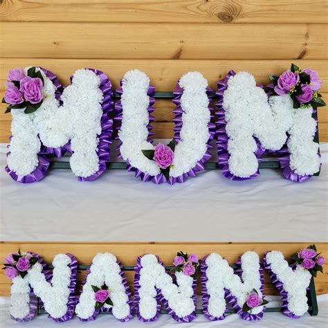 Mum Nanny Funeral Flowers Artificial Tribute Package Wreath Silk Grave