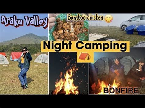 Night Camping At Araku Valley Camp Fire In Araku Tent Stay