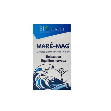 MARÉ MAG 60 gélules BIO HEALTH Parapharmacie Tunisie