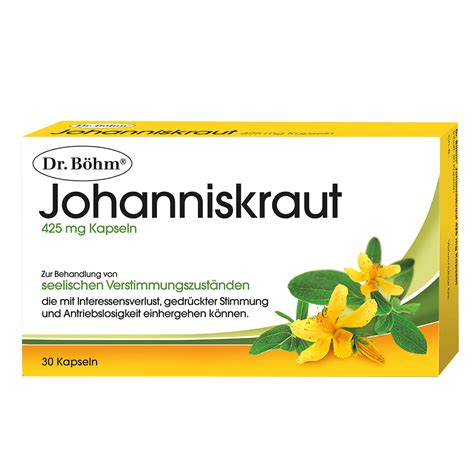 Dr Böhm® Johanniskraut 425 Mg Kapseln Shop Apotheke At