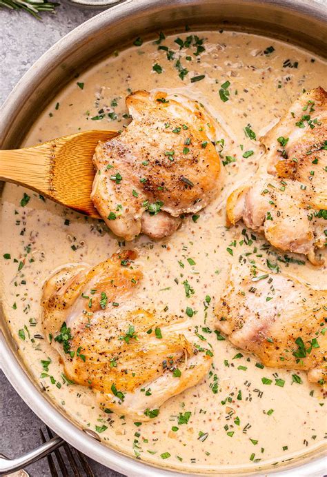 Creamy Mustard Chicken Recipe Runner