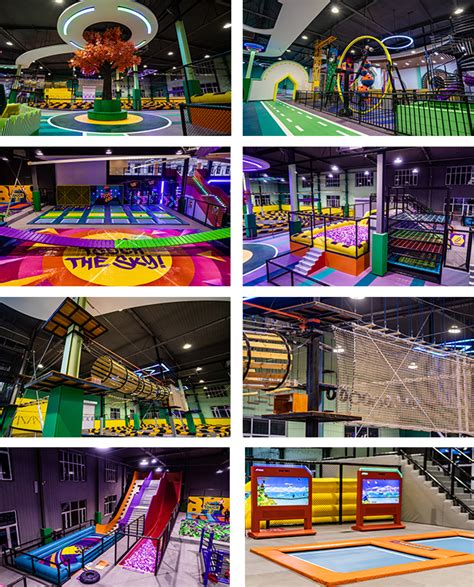 Trampoline kids indoor Playground Indoor Jumping Trampolines Parks ...