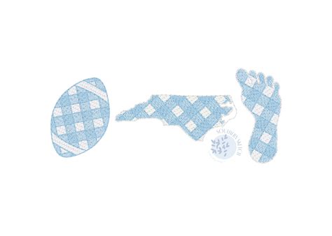 North Carolina Chapel Hill Football Gingham University Sports College