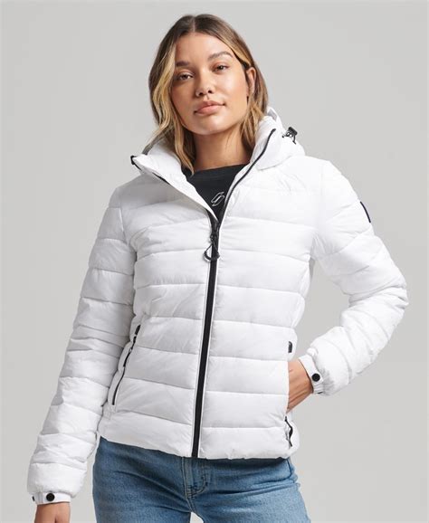 Superdry Hooded Classic Puffer Jacket Womens Womens Best Sellers