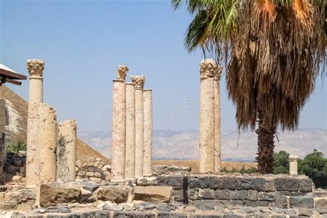 Archaeological Remains of Ancient City of Beit she`an Stock Image ...