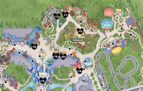 Magic Kingdom Fantasyland Map