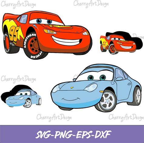 Cars Svg, Lightning Svg, Layered SVG Bundle, Cars Svg, Lightning Svg ...