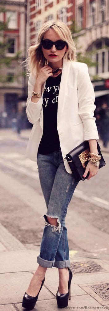 Combinar Blazer Blanca Mujer Atelier Yuwa Ciao Jp