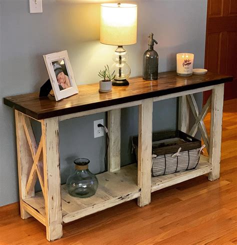 Diy Console Table Plans Decoomo