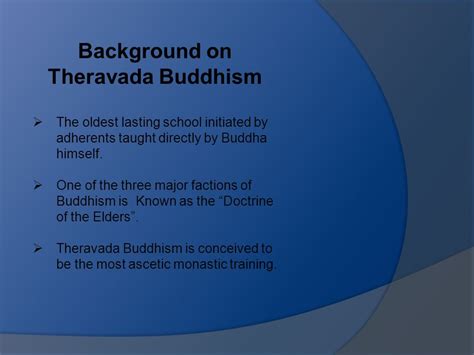 Theravada Buddhism Presentation Ppt Download