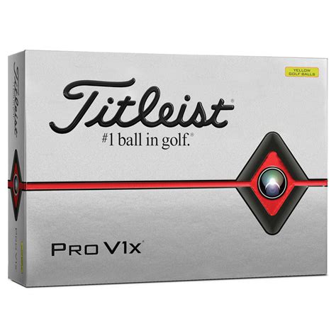 Titleist Pro V X Yellow Golf Balls Snainton Golf