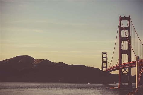 Puente Puente Golden Gate Colina Hito Mar San Francisco Mar