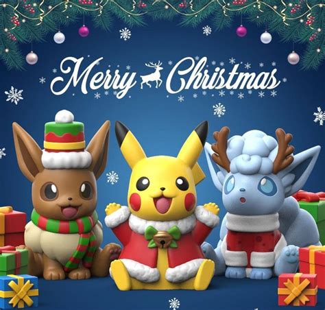 Pokemon Christmas Set High Quality 3D Printer Files STL - Etsy