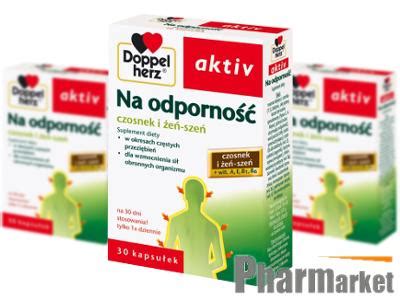 Doppelherz aktiv na Odporność 30 kapsułek Czosnek 5824621266