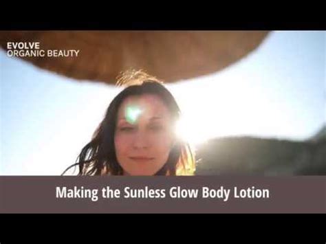 Evolve Organic Beauty How To Make Sunless Glow Body Lotion YouTube