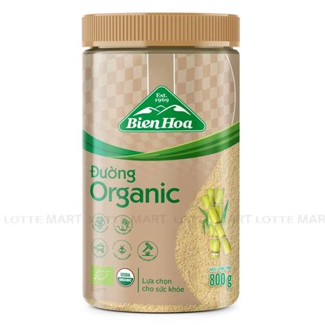 Đường Biên Hòa Organic Hũ 800g