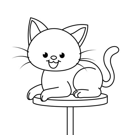 Gato Para Colorir Desenhos Para Imprimir Verloop Io