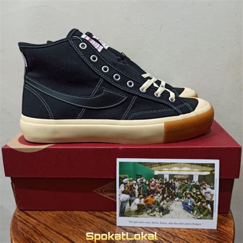 Jual Sepatu Compass Gazelle Hihigh Black Gum Size 36 45 45