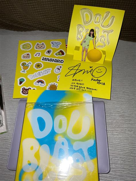 Doublast Lemon Blast Ver Album With Mashiro Pop Up Card And Sticker On