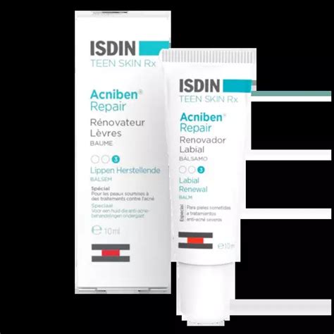 Isdin Teen Skin Rx Acniben Repair Lip Repair Balm Kopen Nu € 12 95