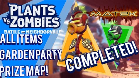 Prize Map Completed All Rewards Plants Vs Zombies Battle For