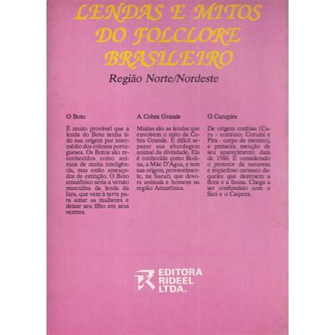 Lendas E Mitos Do Folclore Brasileiro Norte Nordeste Lendas E Mitos