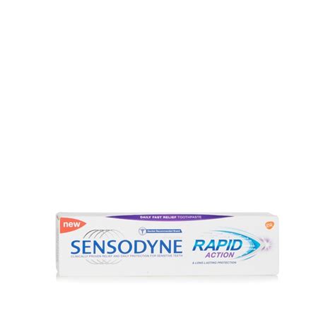 Sensodyne Rapid Action Toothpaste 75ml Price In UAE Spinneys UAE