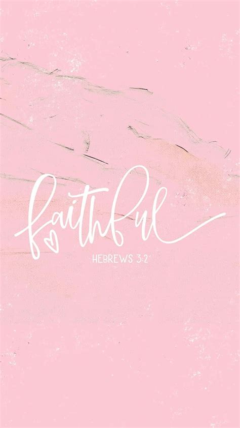 Download Pink Faithful Bible Verse Hebrews32 Wallpaper | Wallpapers.com