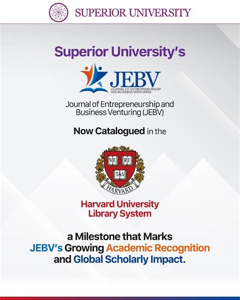 Superior - Superior University proudly announces that the 𝐉𝐨𝐮𝐫𝐧𝐚𝐥 𝐨𝐟