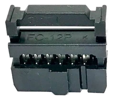 Conector Idc Latch Femea 12 Vias P Flat Fc12 10pçs MercadoLivre