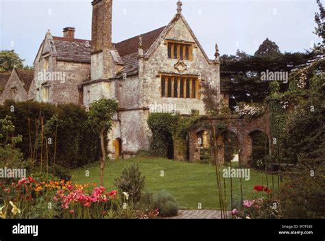 Athelhampton House Temprano Medieval Tudor Manor En Dorset Siglo Xx