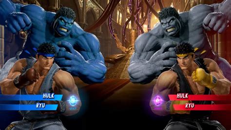 Hulk Ryu Vs Hulk Ryu Very Hard Ai Marvel Capcom Infinite Gameplay