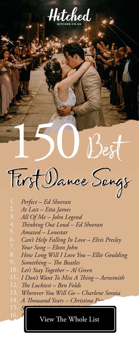 The 175 Best First Dance Songs Of All Time First Dance Wedding Songs