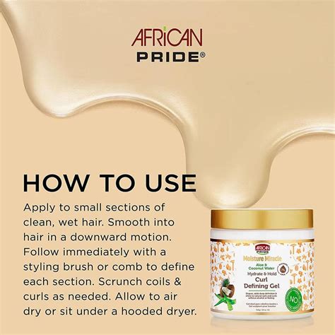 African Pride Moisture Miracle Curl Defining Gel 510 G Defining Gel