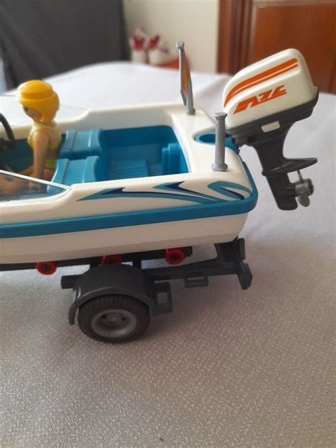 Voiture Remorque Et Bateaux Playmobil Beebs