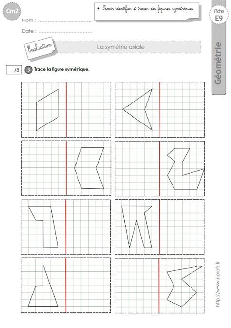 TOP37 Exercices De Symétrie Cm1 À Imprimer Images Bts cpi