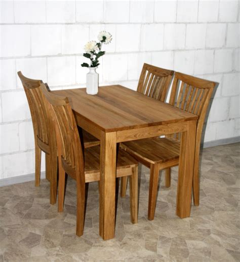 Esstisch Tisch Klein X Kleiner K Chentisch Massiv Holz Wildeiche