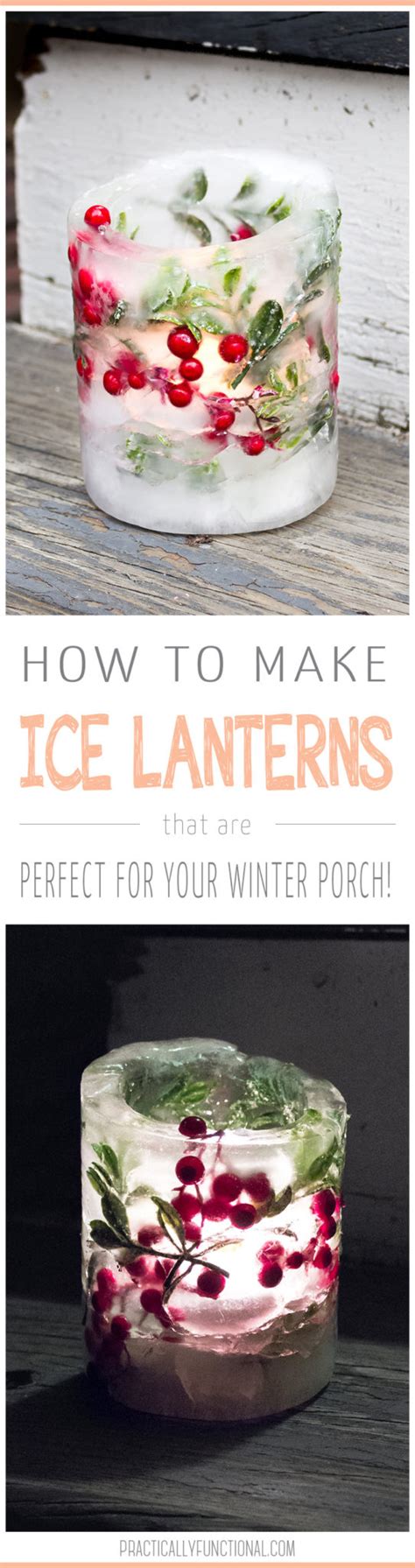 How To Make Ice Lanterns Ice Candles Practically Functional