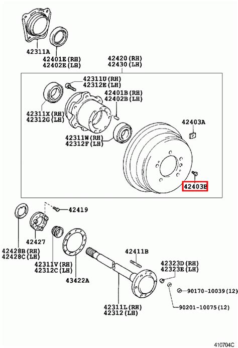 Genuine Landcruiser Series Vdj Hzj Hdj Fzj Rear Brake Drum