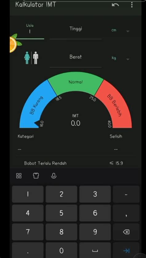 LINK Kalkulator IMT BMT Hitung Berat Badan Ideal Pakai Kalkulator IMT