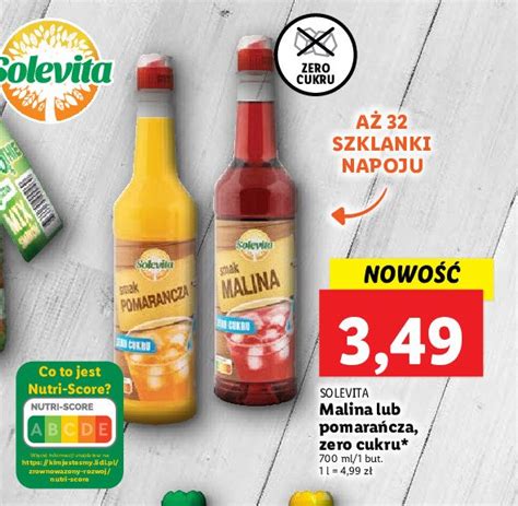 Syrop Pomara Cza Zero Cukru Solevita Cena Promocje Opinie Sklep