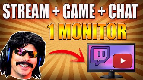 Streamers CÓmo Leer El Chat De Twitch O Youtube Con 1 Monitor Youtube