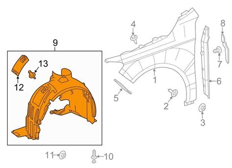 Mercedes Benz Gl Oem Fender Forro Protecci N Contra Salpicaduras