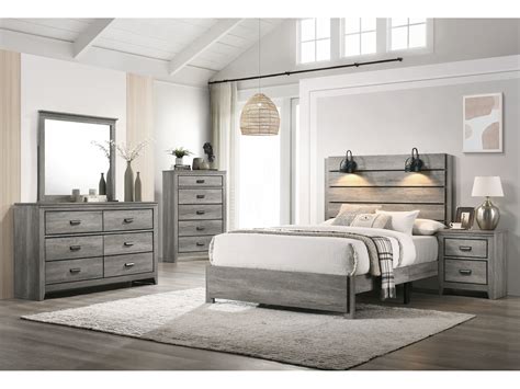 Carter Grey Bedroom Set | Nothin' Fancy Furniture Warehouse