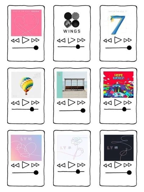 Bts Journal Stickers Printable