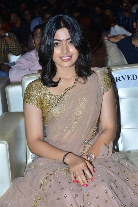 Rashmika Mandanna Half Saree Photos Actress Album