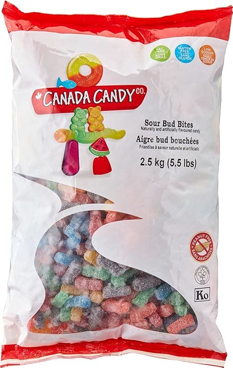 Canada Candy Sour Bud Bites Assorted Fruit 25 Kilogram Amazonca Grocery And Gourmet Food