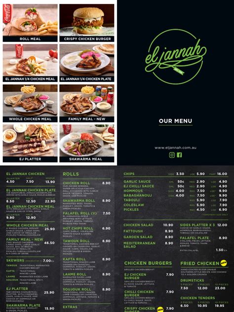 El Jannah Menu Explore The Delicious Offerings From El Jannah