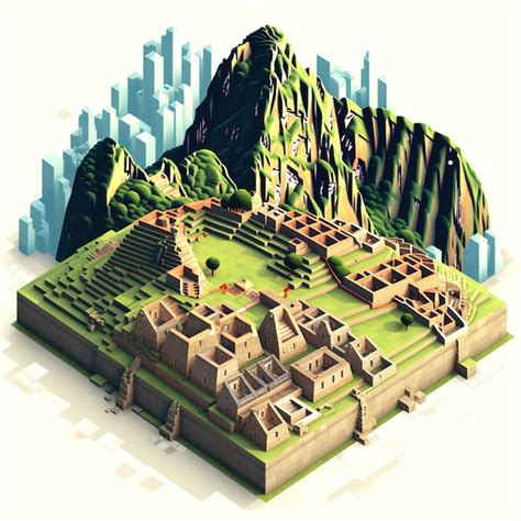 Premium AI Image | ancient Inca ruin of machu picchu